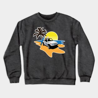 Beach Tracker Crewneck Sweatshirt